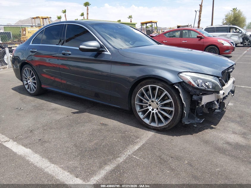 2015 Mercedes-Benz C 300 Sport VIN: 55SWF4JB6FU090182 Lot: 45665795