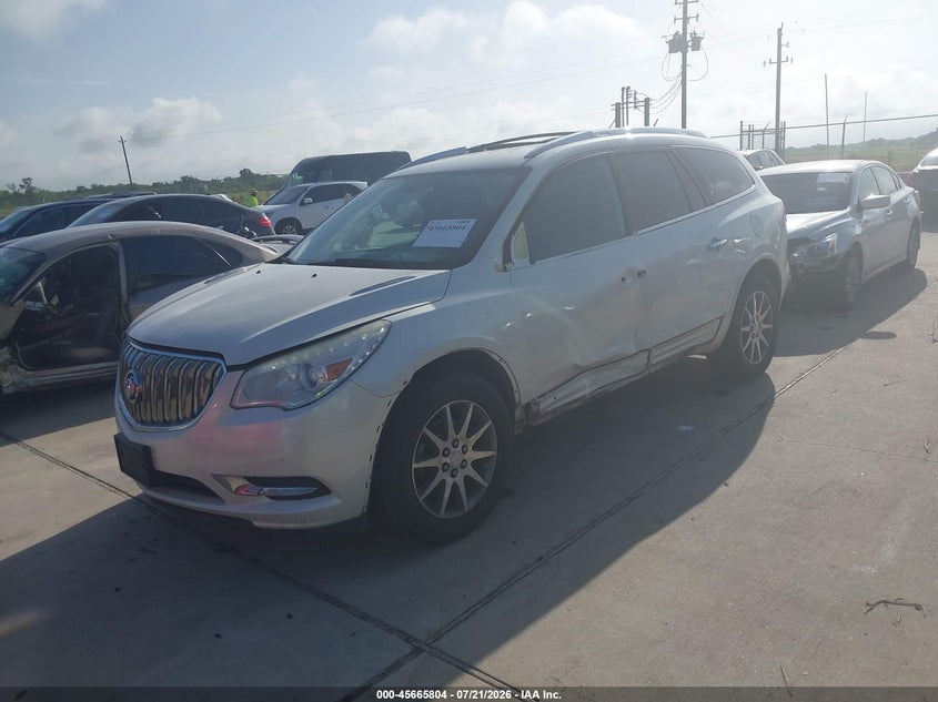 Vin: 5gakvbkd2fj317255, lot: 46164376, buick enclave leather 20152