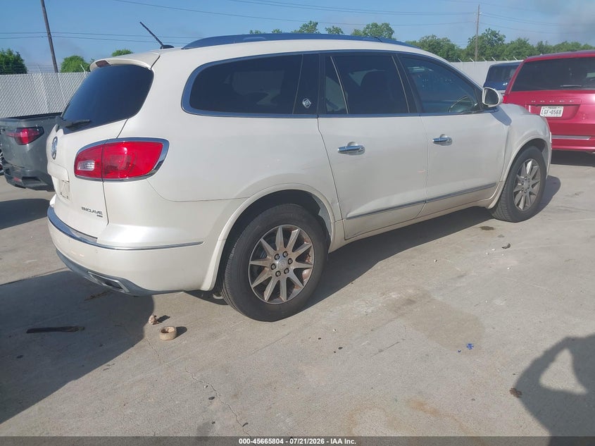 Vin: 5gakvbkd2fj317255, lot: 46164376, buick enclave leather 20154