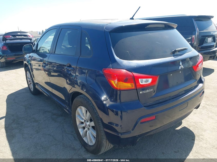 2011 MITSUBISHI OUTLANDER SPORT UTILITY VEHICLE 2.0L I-4 DOHC, VVT, 148HP