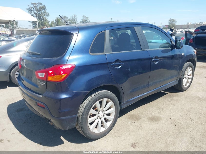 2011 MITSUBISHI OUTLANDER SPORT UTILITY VEHICLE 2.0L I-4 DOHC, VVT, 148HP