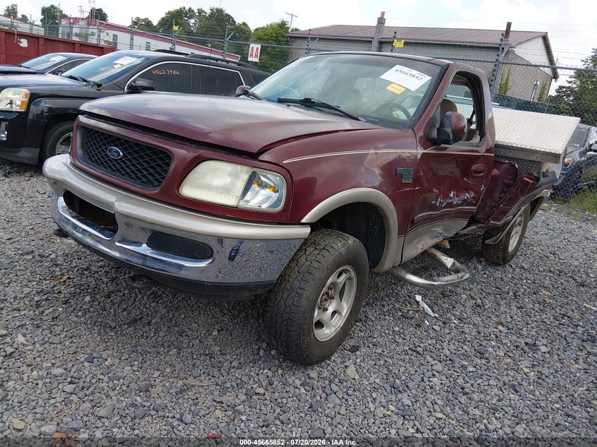 1998 Ford F-150 Lariat/Standard/Xl/Xlt, Оба бока, IAAI, VIN 1FTZF18W1WNC21400 — фото 2