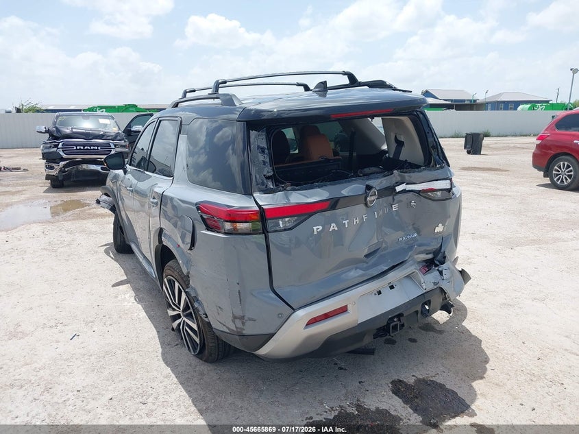 Vin: 5n1dr3dh5sc257273, lot: 46164441, nissan pathfinder platinum fwd 20253
