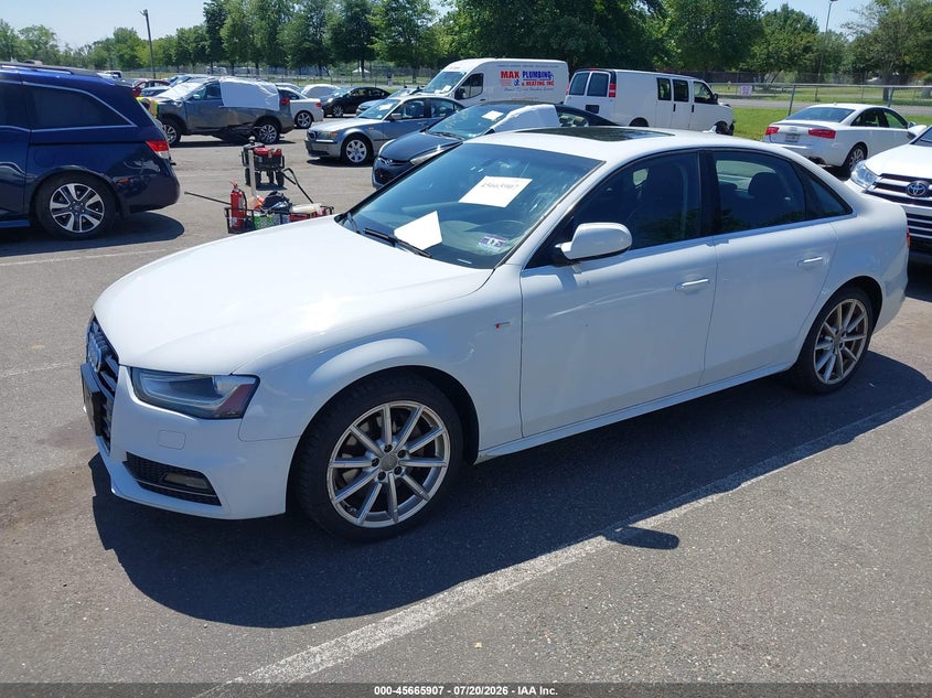 Vin: wauffafl4fn007204, lot: 46164479, audi a4 2.0t premium 20152