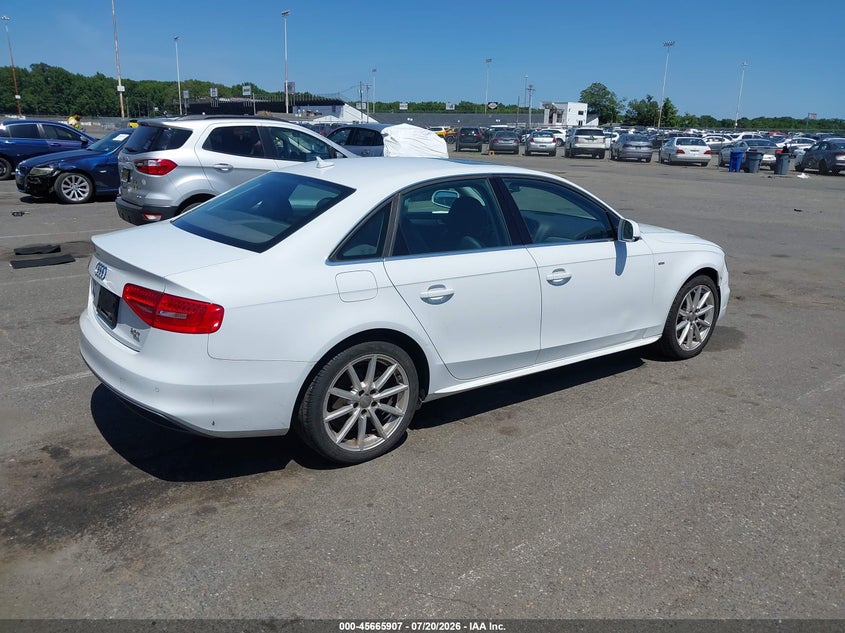 Vin: wauffafl4fn007204, lot: 46164479, audi a4 2.0t premium 20154