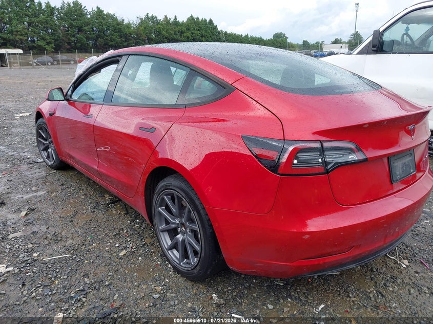 2022 Tesla Model 3 Long Range Dual Motor All-Wheel Drive VIN: 5YJ3E1EB5NF267545 Lot: 45665910
