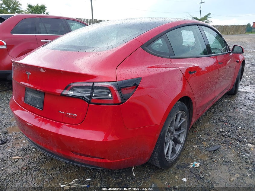 2022 Tesla Model 3 Long Range Dual Motor All-Wheel Drive VIN: 5YJ3E1EB5NF267545 Lot: 45665910