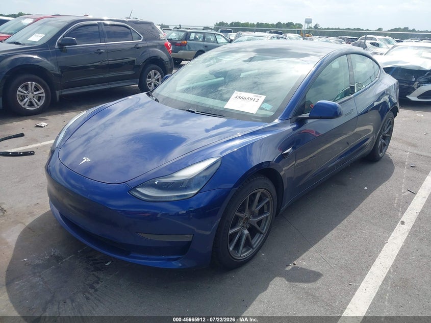 Vin: 5yj3e1eb0mf974129, lot: 46164484, tesla model 3 long range dual motor all-wheel drive 20212