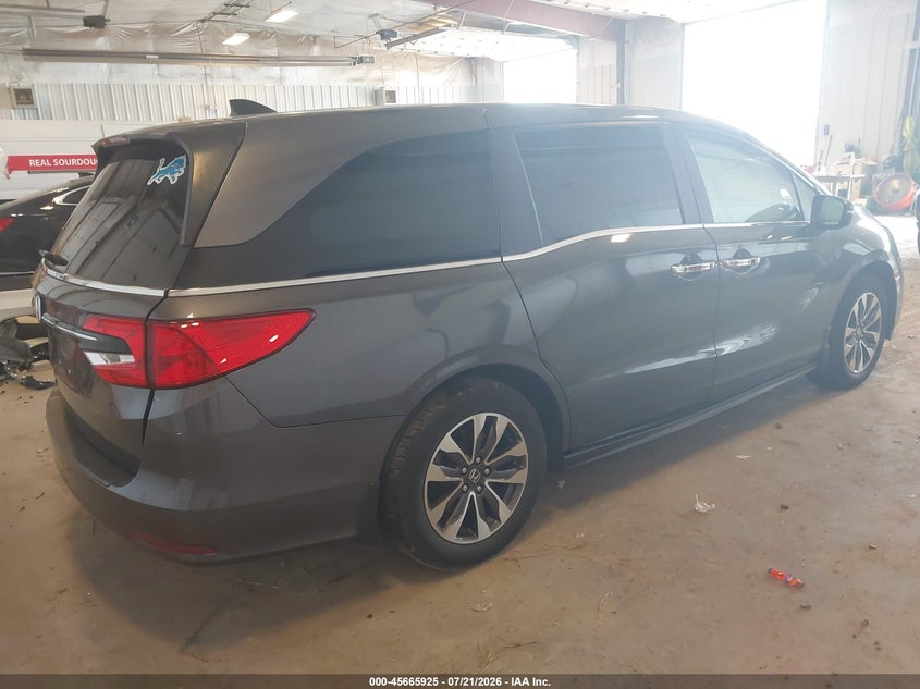 Vin: 5fnrl6h76nb022502, lot: 46164497, honda odyssey ex-l 20224