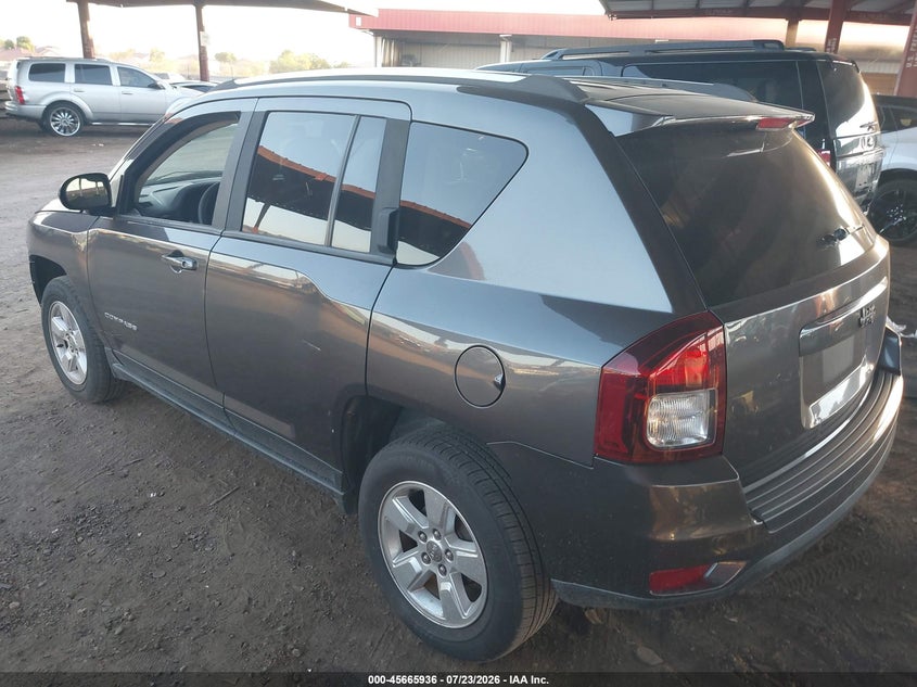 Vin: 1c4njcba7fd124472, lot: 46164508, jeep compass sport 20153