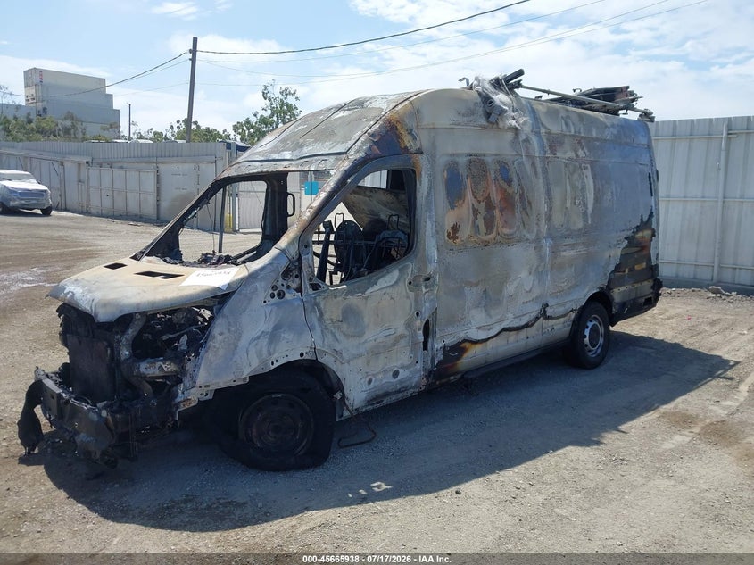 Vin: 1ftbr3x83pka25856, lot: 46164510, ford transit-250 cargo van 20232