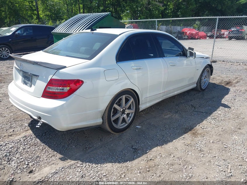 2012 MERCEDES-BENZ C 250 auction photo 4