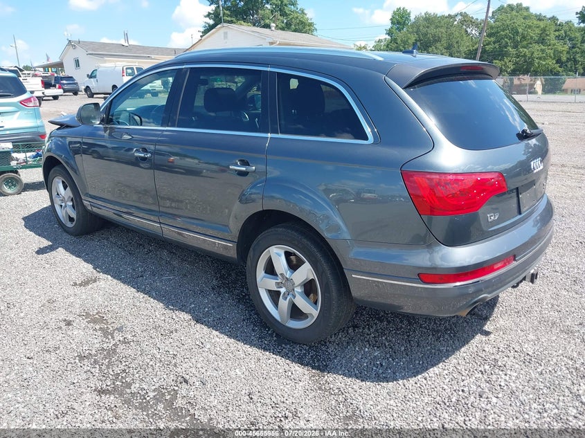 Vin: wa1lmafe4cd007499, lot: 46164528, audi q7 3.0 tdi premium 20123
