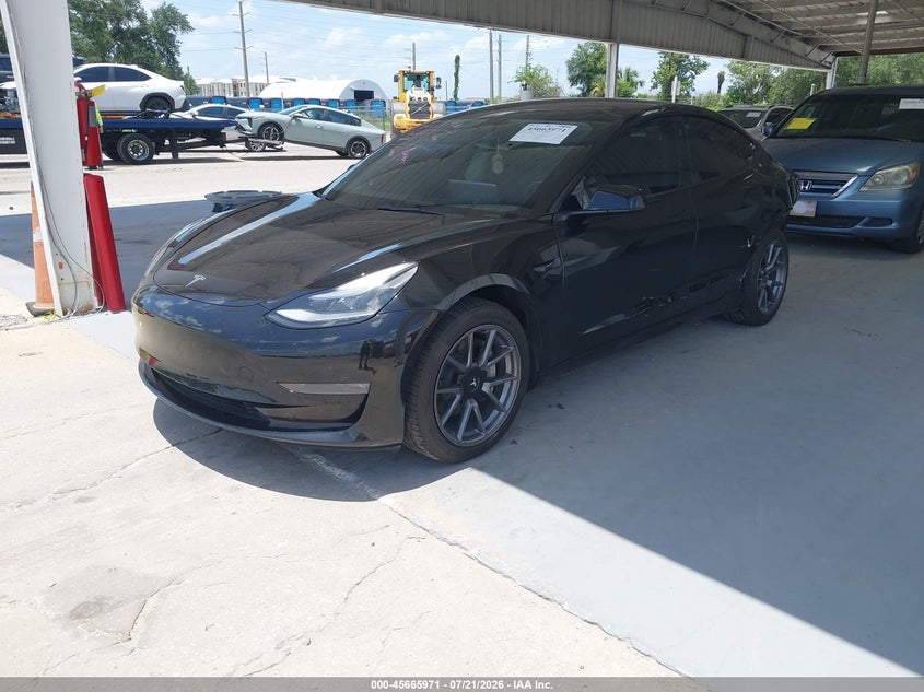2022 Tesla Model 3 Long Range Dual Motor All-Wheel Drive VIN: 5YJ3E1EB5NF128340 Lot: 45665971