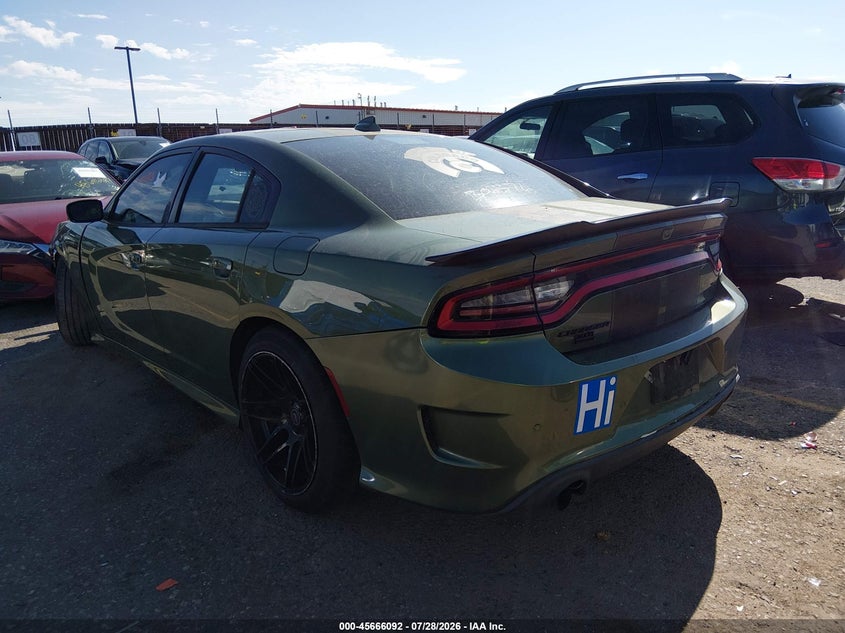 Vin: 2c3cdxgj3jh306376, lot: 46164664, dodge charger r/t scat pack rwd 20183