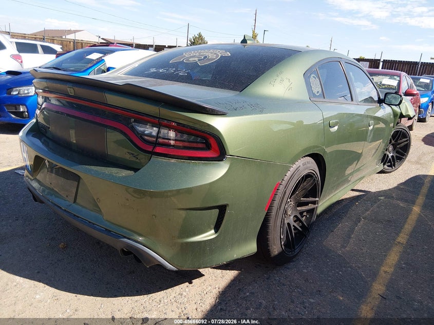Vin: 2c3cdxgj3jh306376, lot: 46164664, dodge charger r/t scat pack rwd 20184