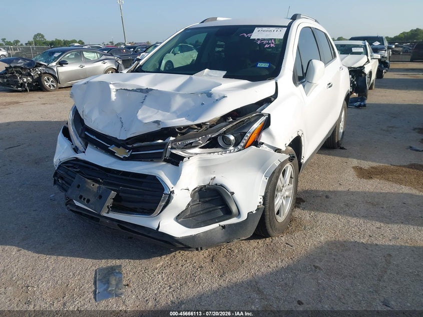 2019 Chevrolet Trax Lt VIN: 3GNCJLSBXKL206837 Lot: 45666113