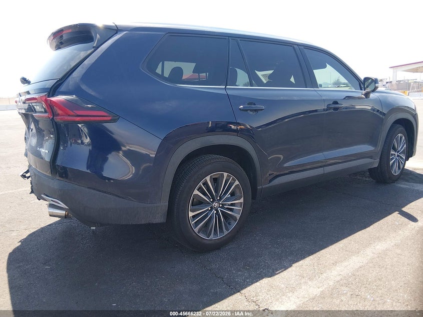 Vin: 5tdadab58ts030615, lot: 46164804, toyota grand highlander hybrid max platinum 20264