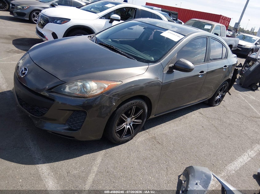 Vin: jm1bl1w84c1558595, lot: 46164818, mazda mazda3 i grand touring 20122