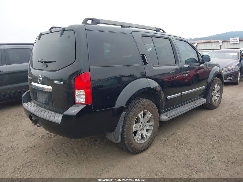 Vin: 5n1ar1nb4bc605243, lot: 46164839, nissan pathfinder silver 20114