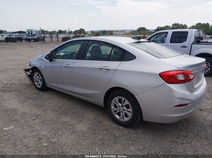 2019 Chevrolet Cruze Ls VIN: 1G1BC5SM3K7147199 Lot: 45666274