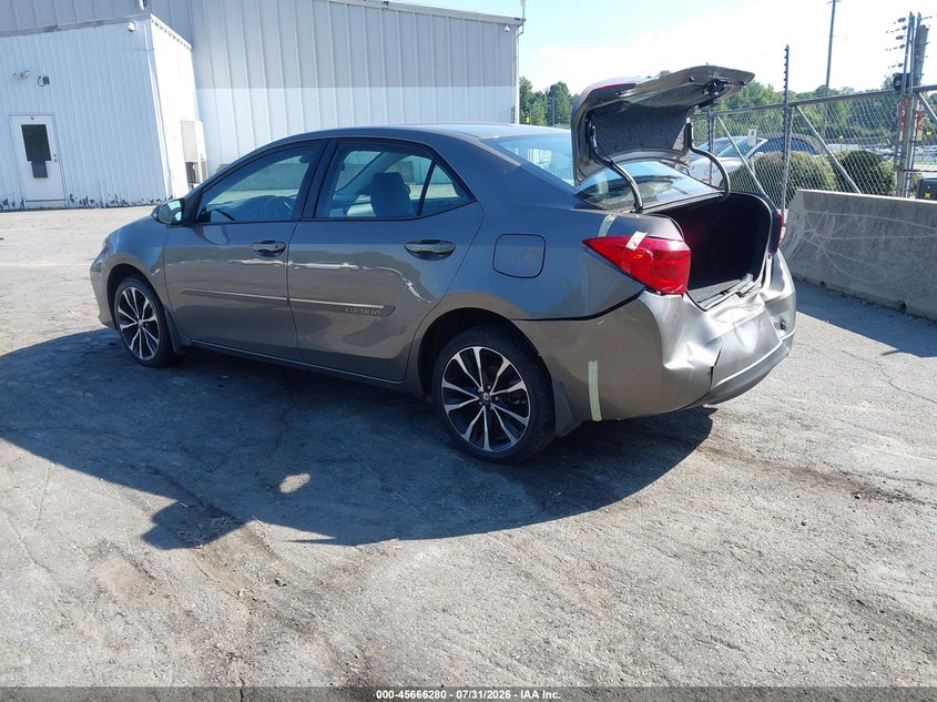 Vin: 5yfburhe6hp734015, lot: 46164852, toyota corolla se 20173