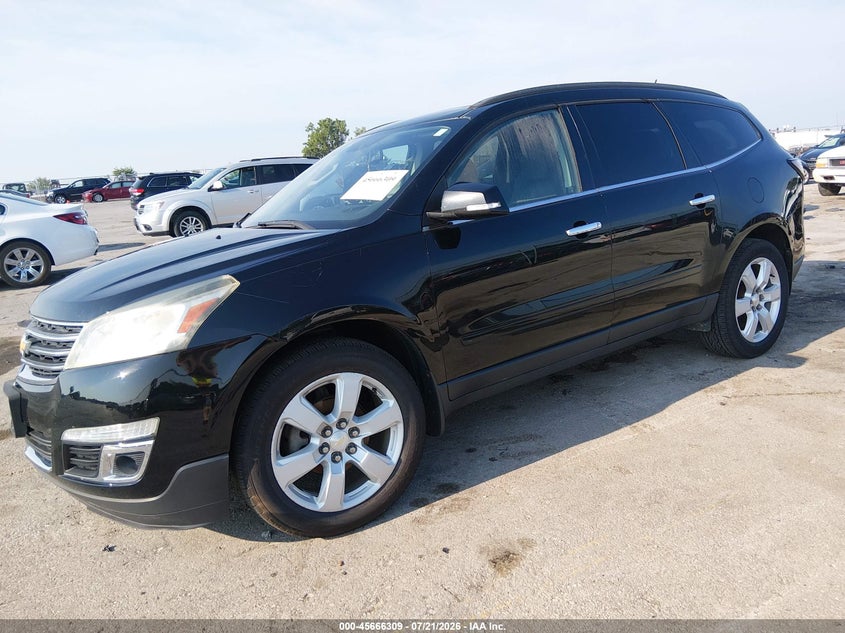Vin: 1gnkvgkdxgj106731, lot: 46164881, chevrolet traverse lt 20162