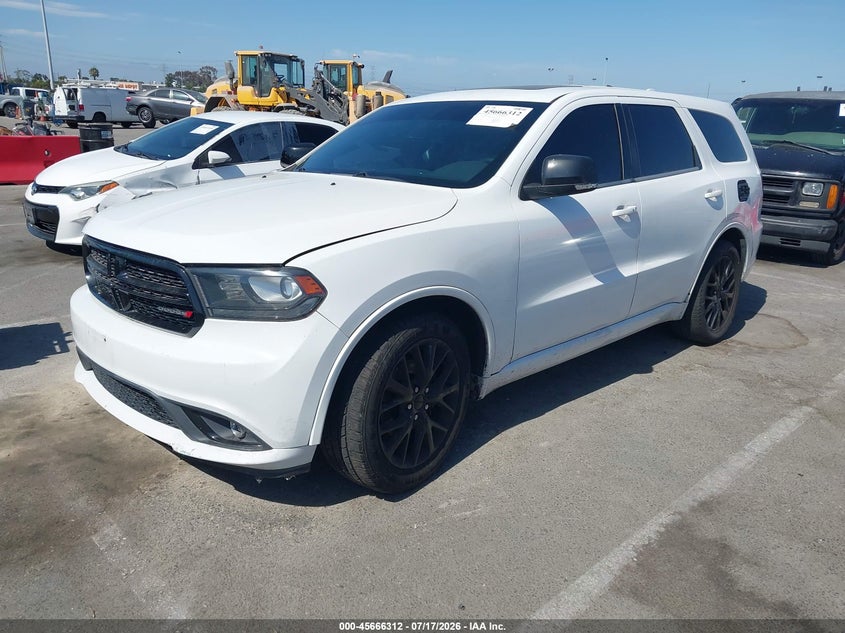 Vin: 1c4rdhdg6fc729189, lot: 46164884, dodge durango limited 20152