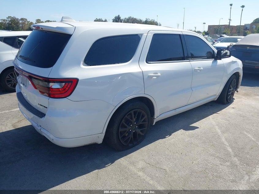 Vin: 1c4rdhdg6fc729189, lot: 46164884, dodge durango limited 20154