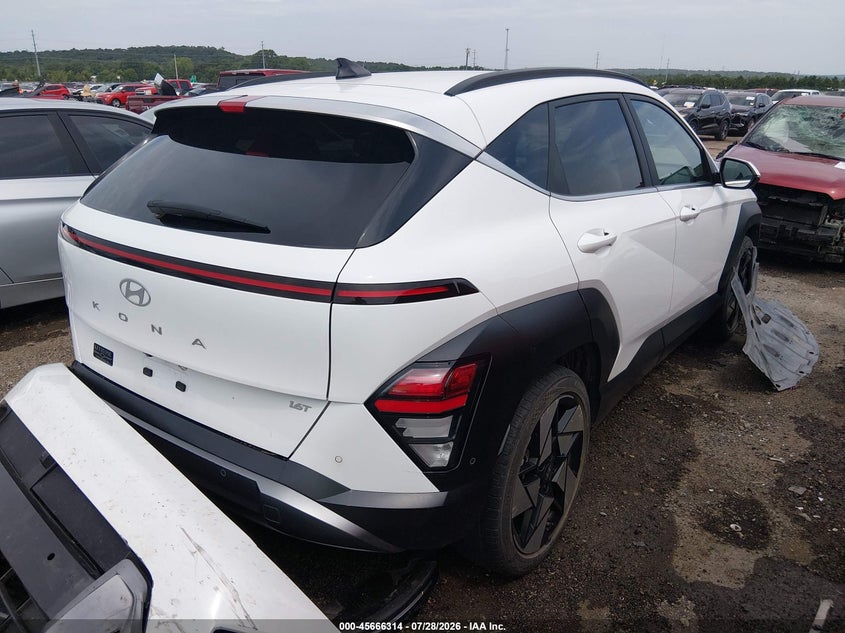 Vin: km8he3a3xru151881, lot: 46164886, hyundai kona limited 20244
