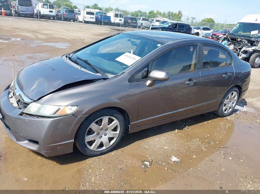 2010 Honda Civic Lx VIN: 19XFA1F52AE036684 Lot: 45666330