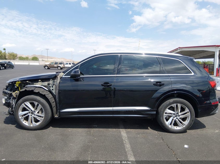 2021 Audi Q7 Premium 55 Tfsi Quattro Tiptronic VIN: WA1AXAF72MD033567 Lot: 45666392