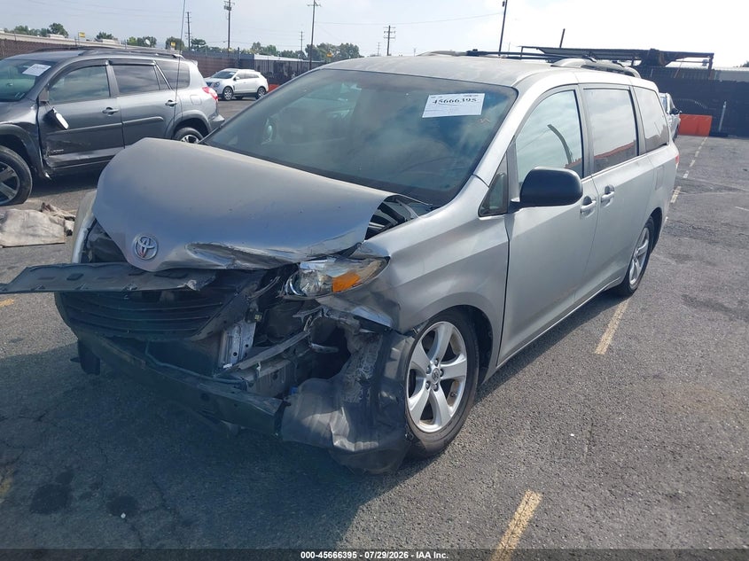Vin: 5tdkk3dc8cs214342, lot: 46164967, toyota sienna le v6 8 passenger 20122