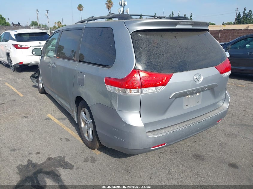 Vin: 5tdkk3dc8cs214342, lot: 46164967, toyota sienna le v6 8 passenger 20123