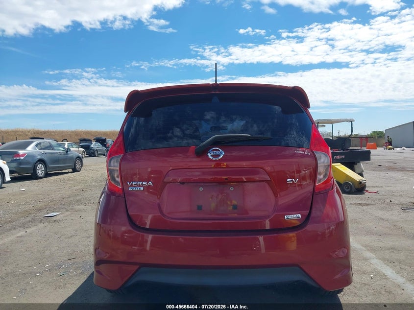 2018 Nissan Versa Note Sv VIN: 3N1CE2CP2JL356542 Lot: 45666404