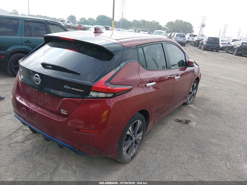 Vin: 1n4bz1cvxmc550134, lot: 46164981, nissan leaf sv plus 62 kwh 20214