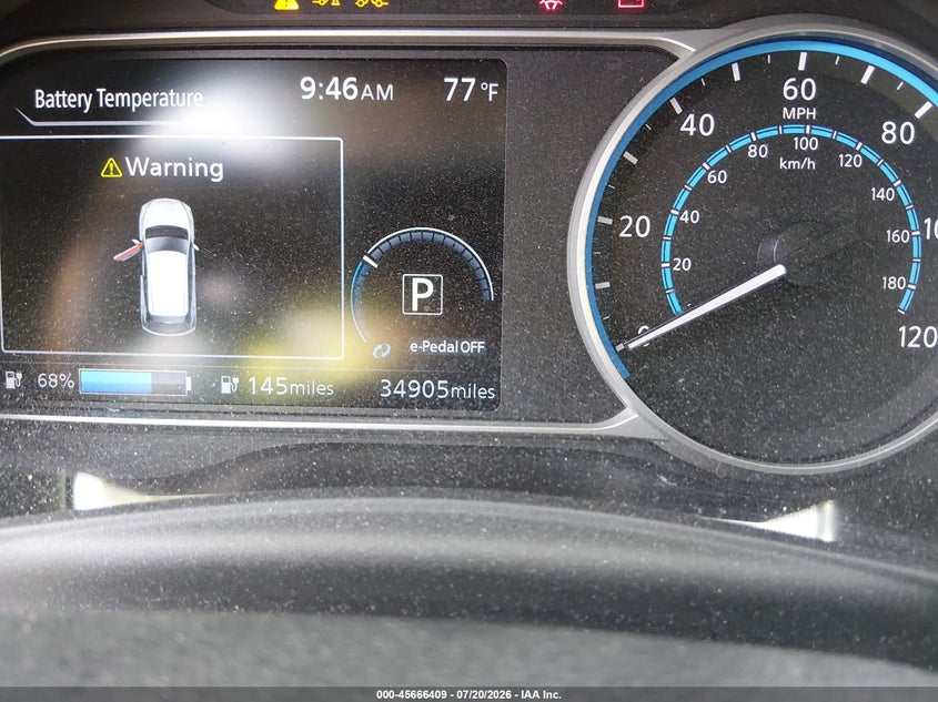2021 Nissan Leaf Sv Plus 62 Kwh VIN: 1N4BZ1CVXMC550134 Lot: 45666409