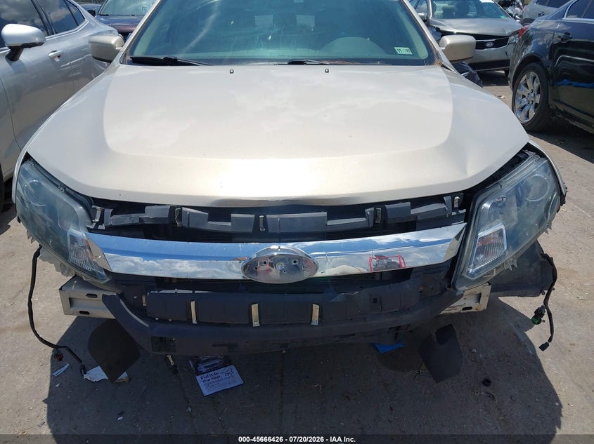 2010 Ford Fusion Sel VIN: 3FAHP0CG5AR274969 Lot: 45666426