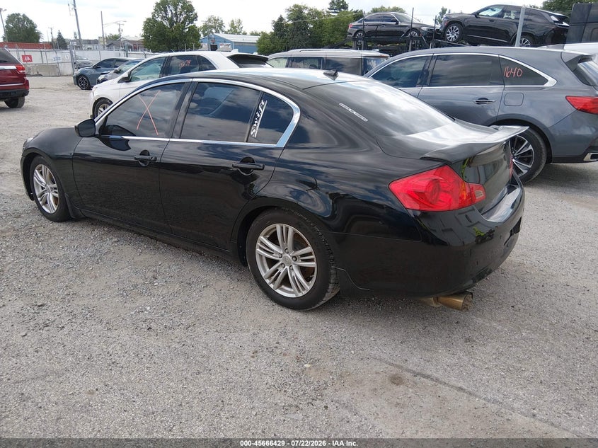 Vin: jn1cv6ar2dm753285, lot: 46165001, infiniti g37x 20133