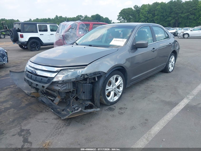 Vin: 3fahp0ha7cr426631, lot: 46165004, ford fusion se 20122