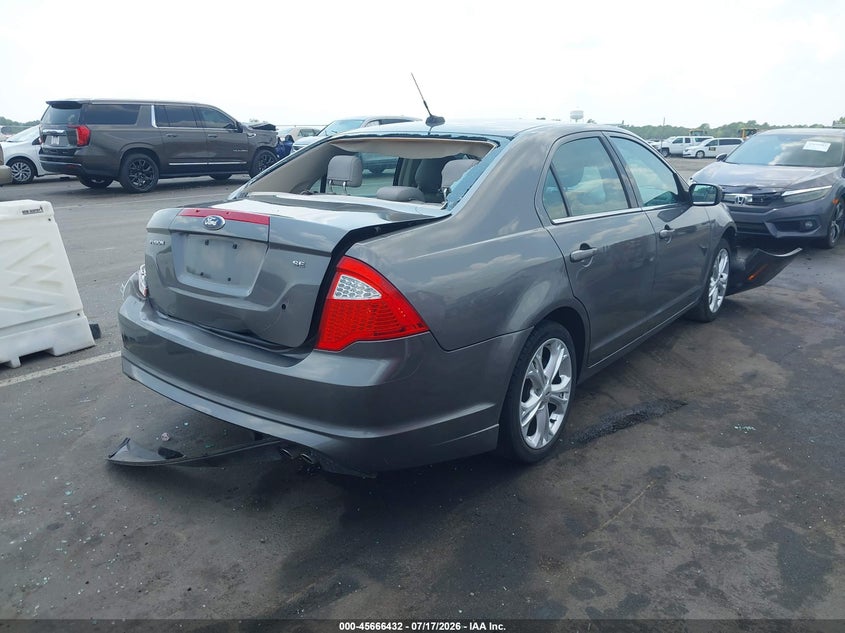Vin: 3fahp0ha7cr426631, lot: 46165004, ford fusion se 20124