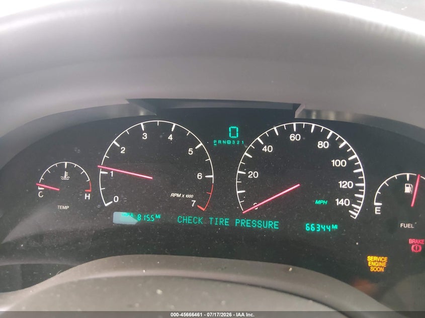 2001 CADILLAC SEVILLE auction photo 7