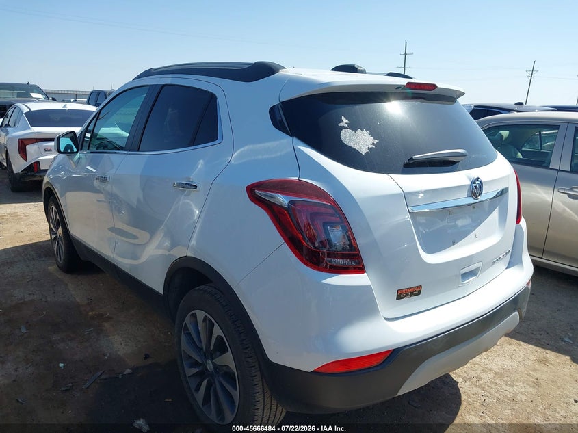 Vin: kl4cjasm4nb564837, lot: 46165056, buick encore fwd preferred 20223