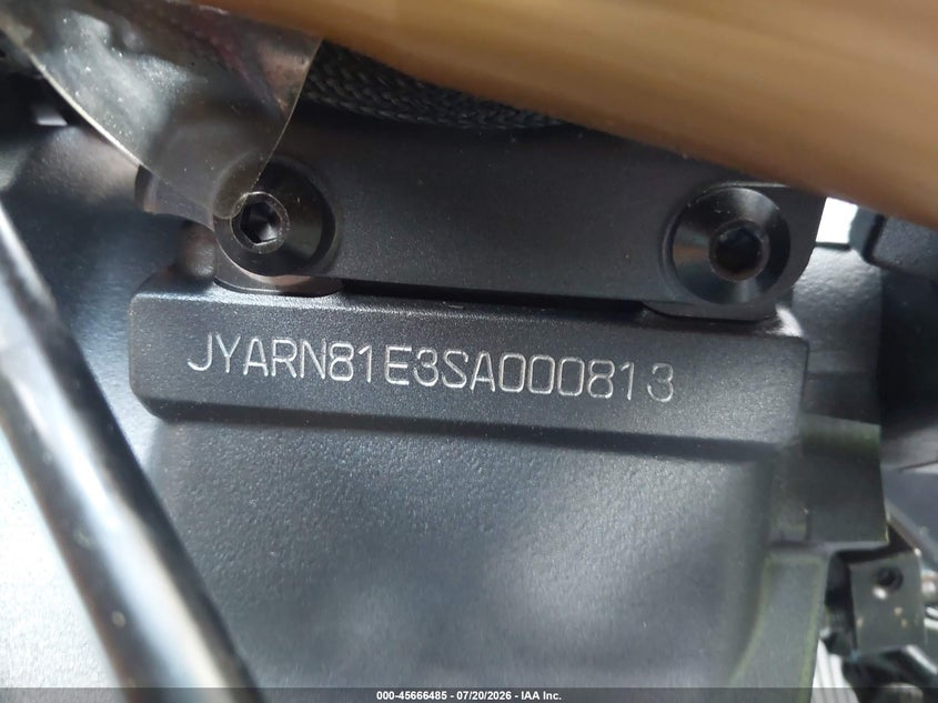 2025 Yamaha Mtn1000 D VIN: JYARN81E3SA000813 Lot: 45666485