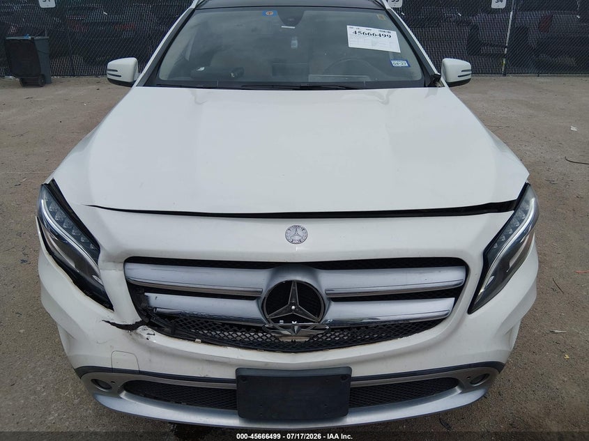 2016 Mercedes-Benz Gla 250 VIN: WDCTG4EB2GJ211533 Lot: 45666499