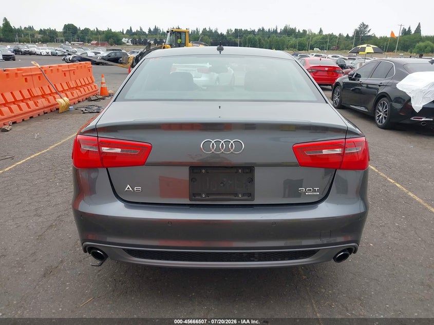 2015 Audi A6 3.0T Premium Plus VIN: WAUHGAFC4FN011338 Lot: 45666507