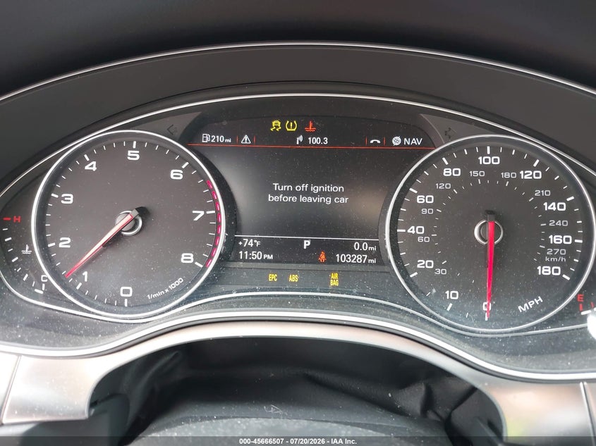2015 AUDI A6 auction photo 7