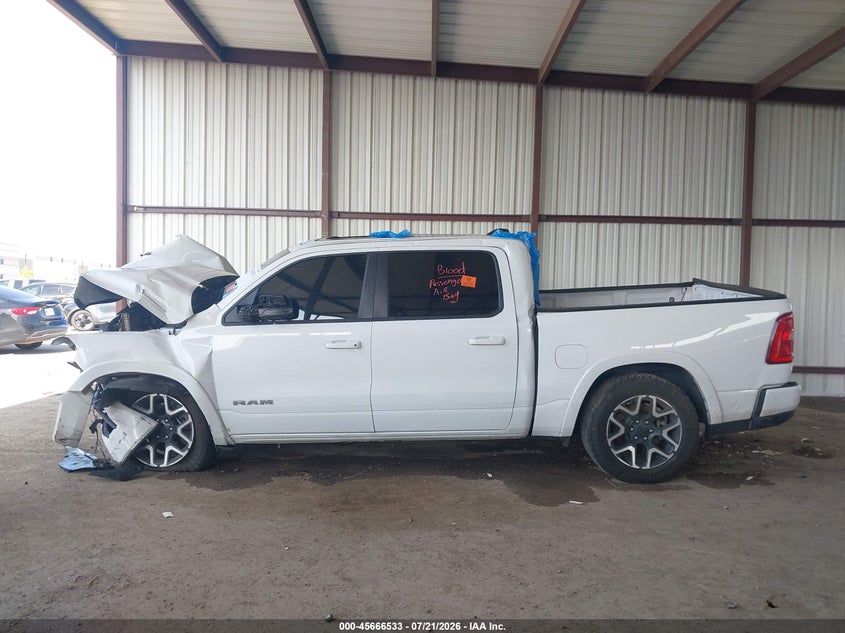 2025 Ram 1500 Laramie 4X4 5'7 Box VIN: 1C6SRFJP6SN676513 Lot: 45666533