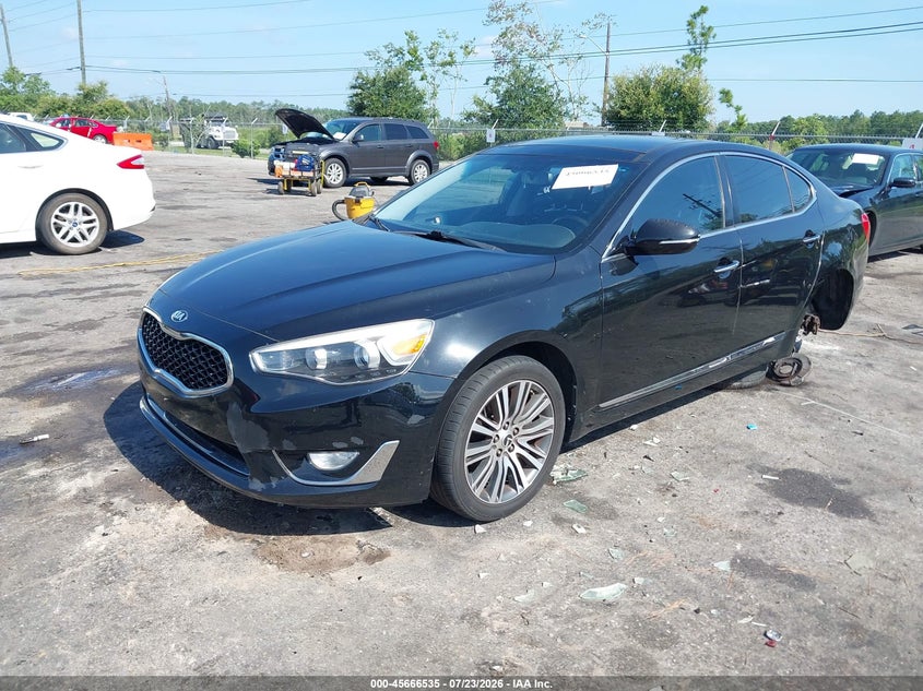 Vin: knaln4d79e5157398, lot: 46165107, kia cadenza premium 20142