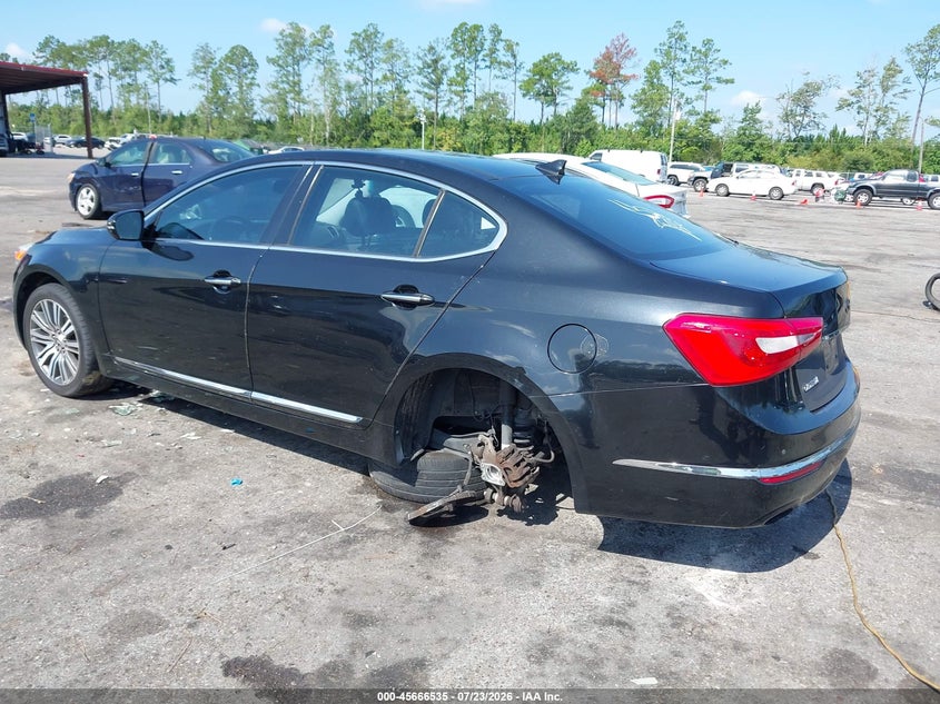Vin: knaln4d79e5157398, lot: 46165107, kia cadenza premium 20143